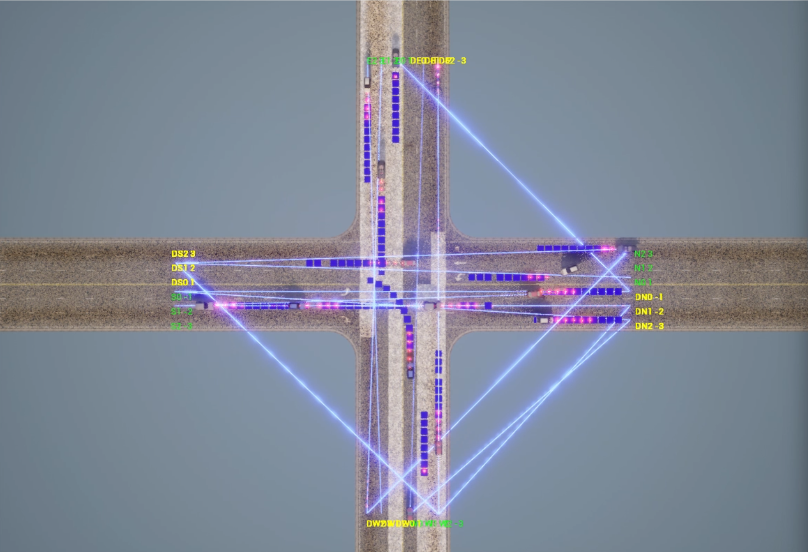 CARLA Multi-Agent Intersection Traffic Simulation Dataset for MARL